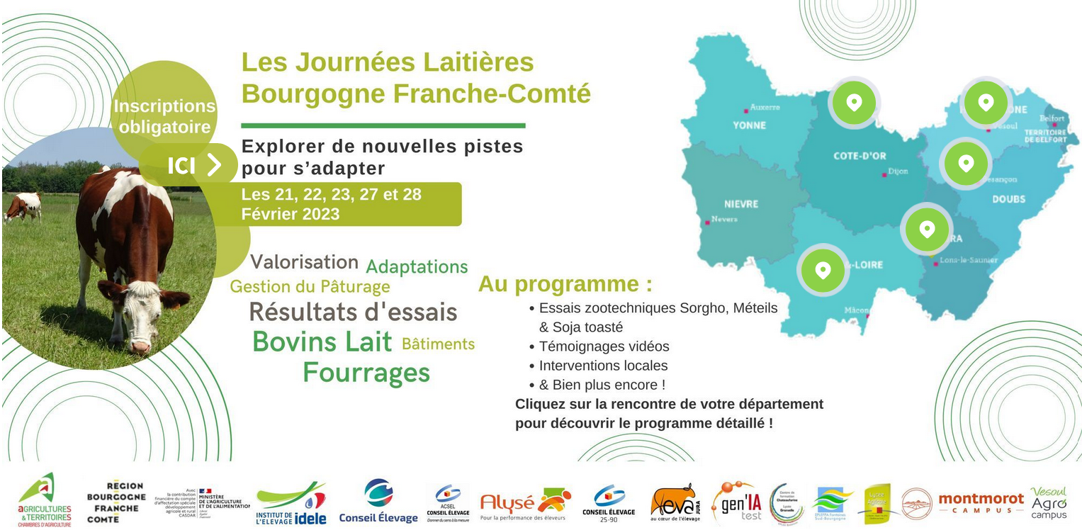 Les journées laitières en Bourgogne Franche-Comté